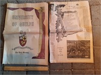 Early University of Guelph newspaper’s.