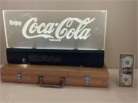 COCA COLA LIGHTED SIGN