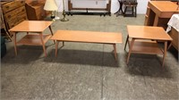 Heywood Wakefield Coffee Table And 2 End Tables