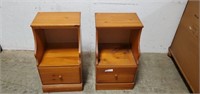 Pair of Night Stands 14.5" x 13" x  25"
