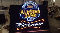 Budweiser All Star Game Neon Sign, approx. 31x30