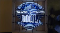 The Road To Bud Light Bowl Neon Sign, approx.