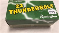 Remington 22 Thunderbolt 22 Long Rifle Round Nose