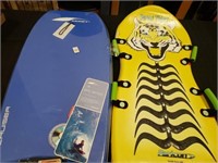 2) body boards 1used, 1 new