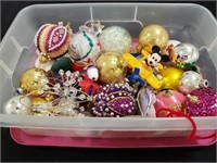 Tote of ornaments