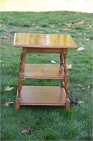 Vilas - Two Tier Wood Side/ End Table