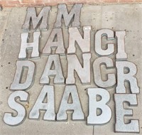 Metal Letters 20"tall