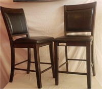 Bar Stools 2 Matching seat is 24" tall