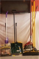 Janitorial Supplies,rooms, Dust Pans, Snow shovel,