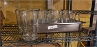 Glass Pitchers new in box total of 8