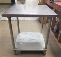 Stainless Steel Table Tall 30"x30"x35"