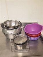 Mixing Bowls and Strainers