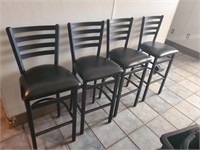 Bar Chairs Set of 4 Seat Height is 30"