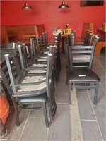 Metal Dining Chairs total of 17 chairs