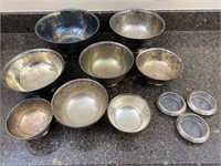 Silver, Sterling Bowls, Coasters