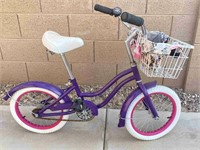 Children’s Bicycle With Bell, Basket, Kickstand