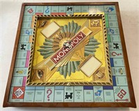 Deluxe Monopoly Game With Wooden Case, Drawers