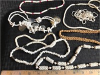Nice lot of necklaces/puka?