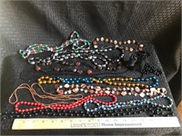 12 Beaded necklaces