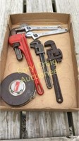 Pipe Wrenches 50’ Tape