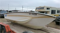 14ft Fiberglass Boat, Engine No Trailer