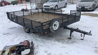 Custom Built Double Snowmobile Tilt Trailer