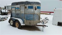 1969 L and M Utility 2 Horse Trailer T/A