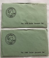 1979 & 1980 Susan B Anthony Souvenir Sets