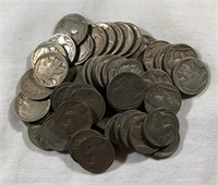 Bag of (55) Buffalo Nickels