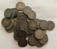 (50) Liberty Head Nickels