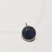 Certified 14K Blue Sapphire(2.8ct) Necklace