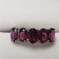 Certified 10K Garnet(2.4ct) Ring