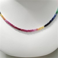Certified Silver Natural Blue, Yellow Sap, Ruby, E