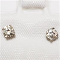 Certified 14K Diamond(0.3ct) Earrings