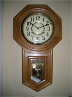 Regulator Wall Clock, 24x13x5 Deep