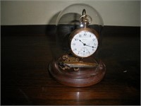 Elgin Pocket Watch and Display Stand