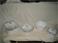 Assorted Corning Casseroles