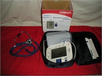 Blood Pressure Monitor and Stethescope