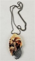 Native American Indian Pocket Knife Necklace