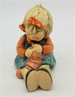 Hummel Knit One, Purl One Porcelain Figurine