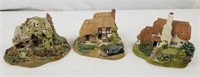 Lot Of 3 Lilliput Lane Handmade Cottages