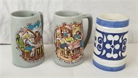 German Ceramic Beer Mugs & King's Island Mug