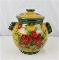 Decorative Ceramic Pot W/ Lid Made In China