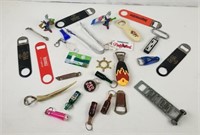 Vintage Collectable Bottle Openers, Keychains