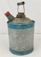 Vintage Galvanized Steel Water Can