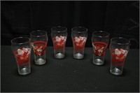 (6) COCA-COLA COKE GLASSES Barware