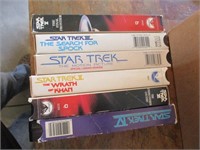 Vintage Star Trek VHS Tapes