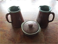 Brown and Green Pottery Finds