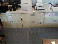 3 JEFSTEEL 2 DRAWER LATERAL FILING CABINETS