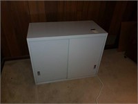 2 DOOR METAL OFFICE SUPPLY CABINET